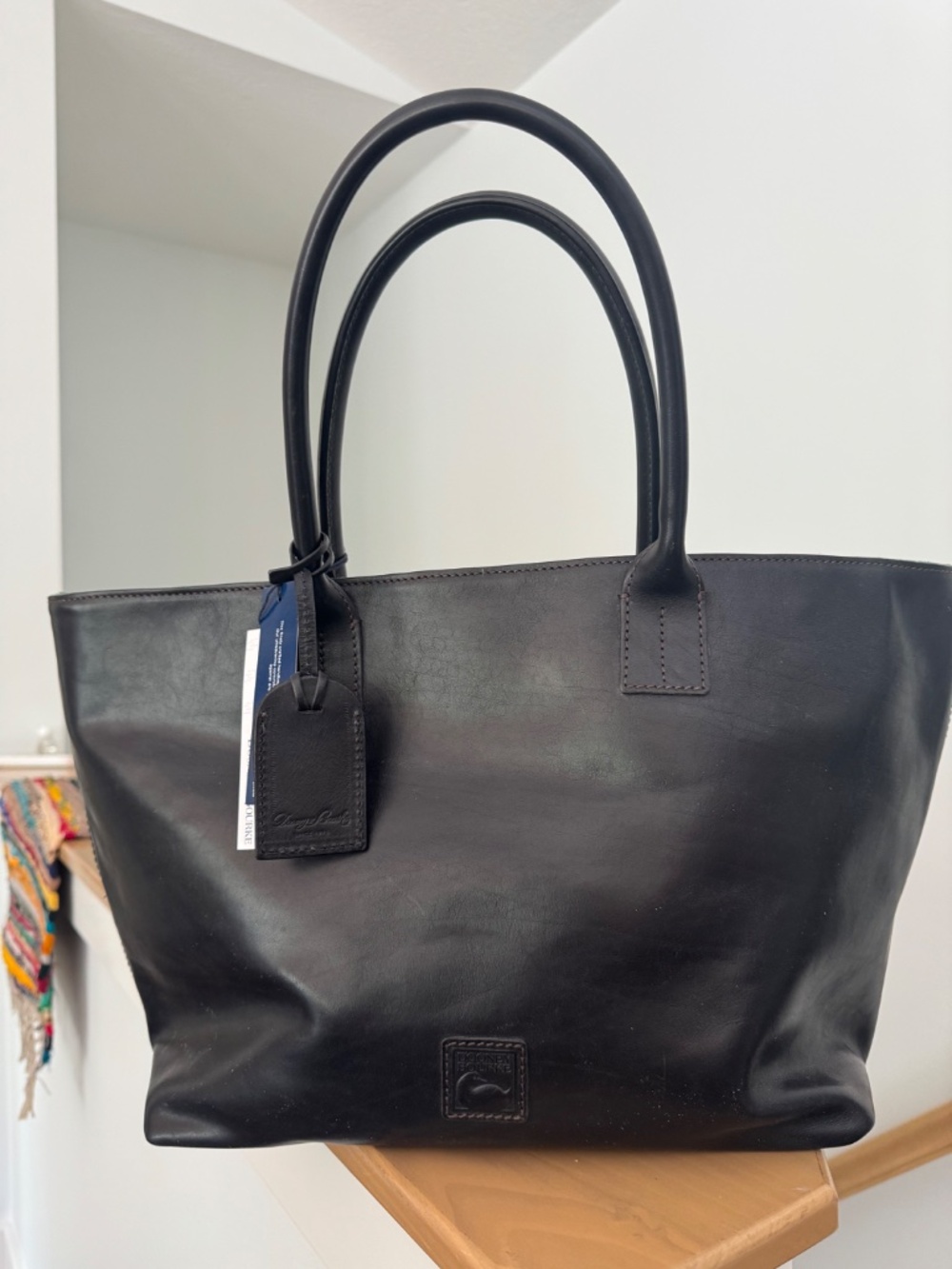 Dooney & Bourke Medium Black Tote NWT - Picture 7 of 14